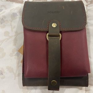 Cell  phone SUOHU Men's Belt Leather Phone holder